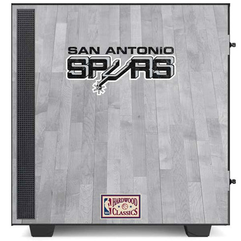 NBA San Antonio Spurs Hardwood Classics NZXT H510 Compact ATX Mid-Tower Case Skin