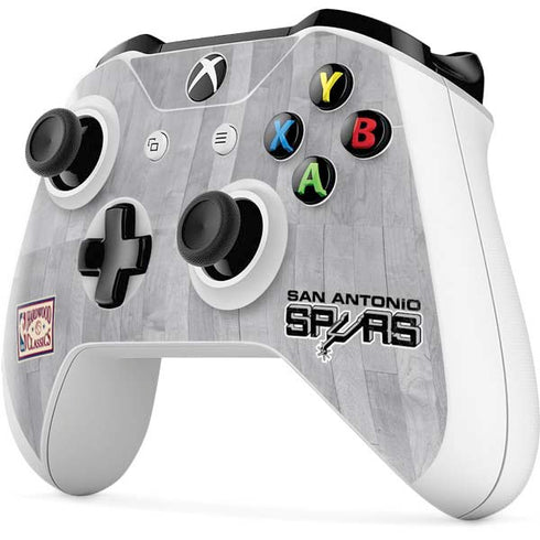 NBA San Antonio Spurs Hardwood Classics Xbox One S Controller Skin