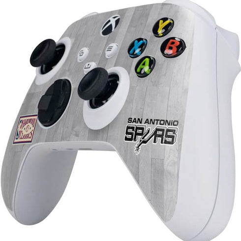 NBA San Antonio Spurs Hardwood Classics Xbox Series S Controller Skin
