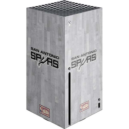 NBA San Antonio Spurs Hardwood Classics Xbox Series X Console Skin
