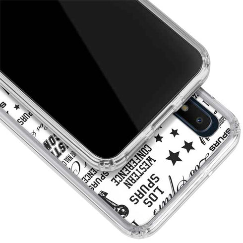 NBA San Antonio Spurs Historic Blast Galaxy A10e Clear Case