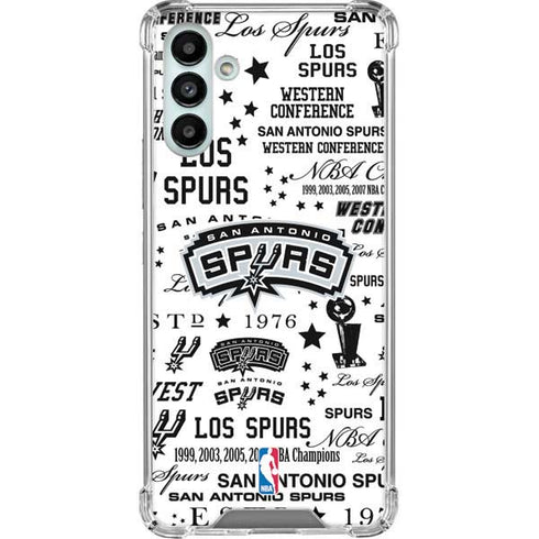 NBA San Antonio Spurs Historic Blast Galaxy A13 5G Clear Case