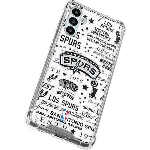 NBA San Antonio Spurs Historic Blast Galaxy A13 5G Clear Case