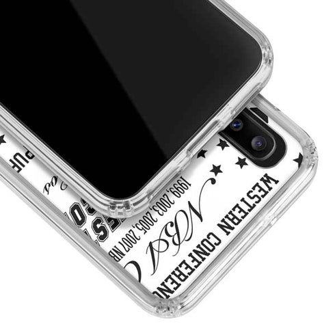 NBA San Antonio Spurs Historic Blast Galaxy A20 Clear Case