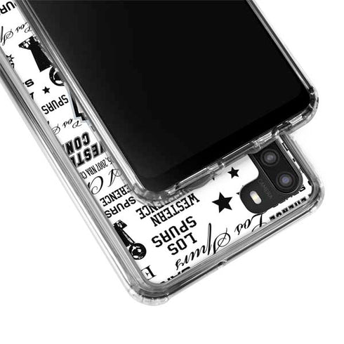 NBA San Antonio Spurs Historic Blast Galaxy A21 Clear Case