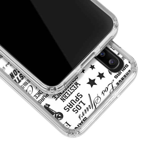 NBA San Antonio Spurs Historic Blast Galaxy A30 Clear Case