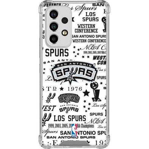 NBA San Antonio Spurs Historic Blast Galaxy A33 5G Clear Case