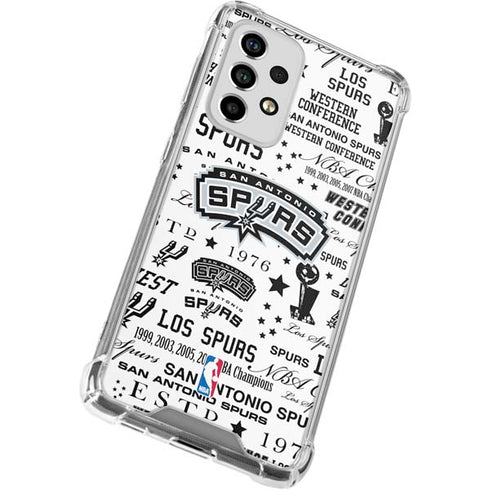 NBA San Antonio Spurs Historic Blast Galaxy A33 5G Clear Case