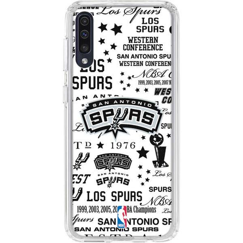 NBA San Antonio Spurs Historic Blast Galaxy A50 Clear Case