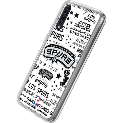 NBA San Antonio Spurs Historic Blast Galaxy A50 Clear Case
