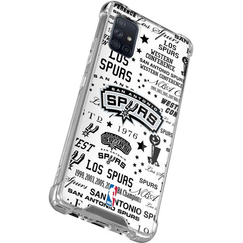 NBA San Antonio Spurs Historic Blast Galaxy A51 5G Clear Case