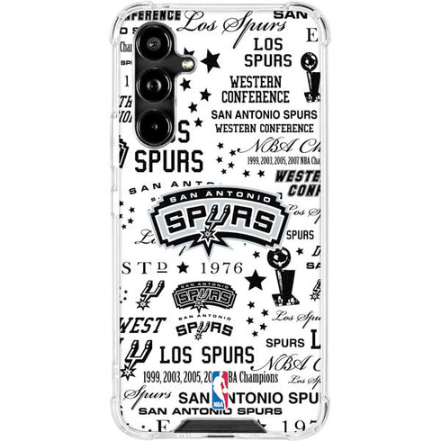 NBA San Antonio Spurs Historic Blast Galaxy A54 5G Clear Case