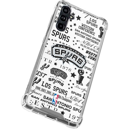 NBA San Antonio Spurs Historic Blast Galaxy A54 5G Clear Case