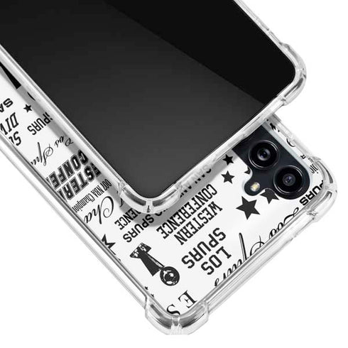 NBA San Antonio Spurs Historic Blast Galaxy A54 5G Clear Case