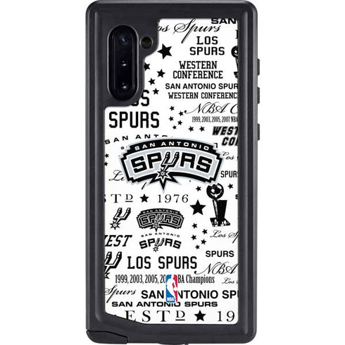 NBA San Antonio Spurs Historic Blast Galaxy Note 10 Waterproof Case