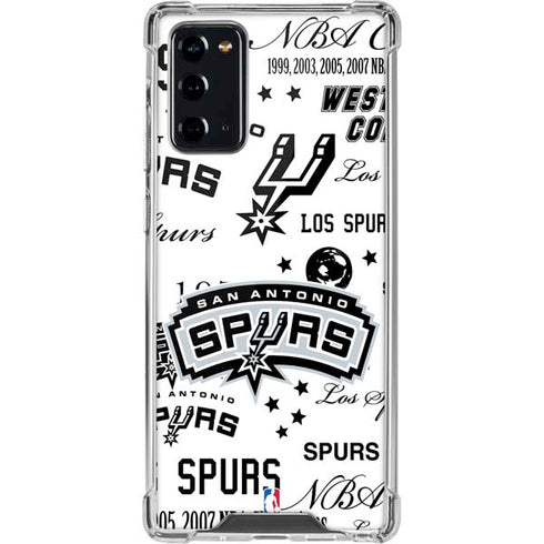 NBA San Antonio Spurs Historic Blast Galaxy Note20 5G Clear Case