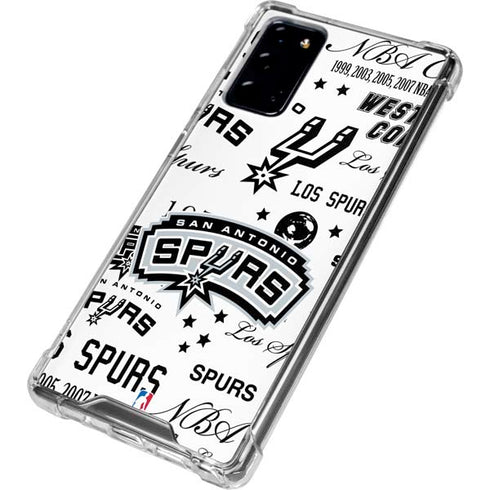 NBA San Antonio Spurs Historic Blast Galaxy Note20 5G Clear Case