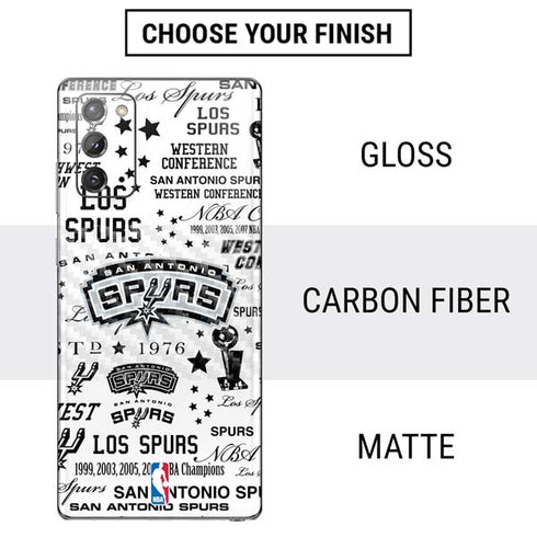 NBA San Antonio Spurs Historic Blast Galaxy Note20 5G Skin