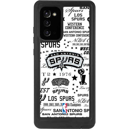 NBA San Antonio Spurs Historic Blast Galaxy Note20 5G Waterproof Case