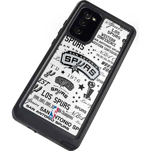 NBA San Antonio Spurs Historic Blast Galaxy Note20 5G Waterproof Case