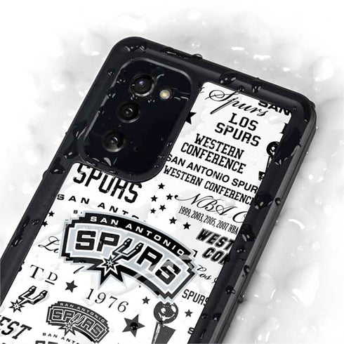 NBA San Antonio Spurs Historic Blast Galaxy Note20 5G Waterproof Case