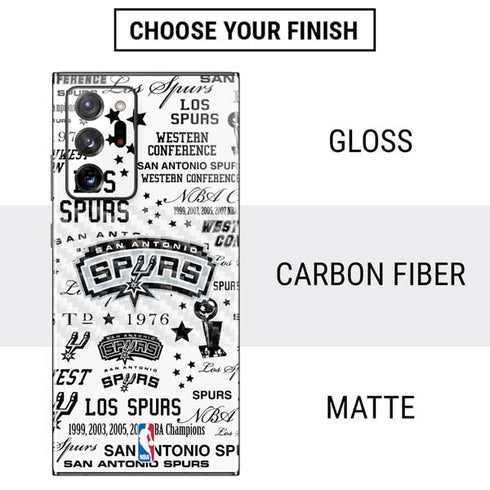 NBA San Antonio Spurs Historic Blast Galaxy Note20 Ultra 5G Skin