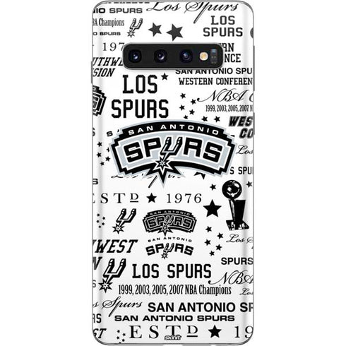 NBA San Antonio Spurs Historic Blast Galaxy S10 Skin