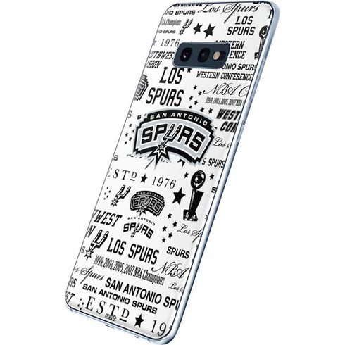NBA San Antonio Spurs Historic Blast Galaxy S10e Skin