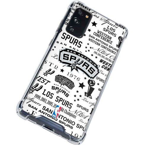 NBA San Antonio Spurs Historic Blast Galaxy S20 FE Clear Case