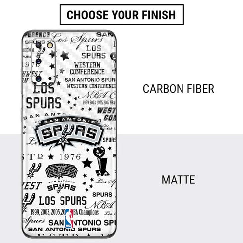 NBA San Antonio Spurs Historic Blast Galaxy S20 Skin