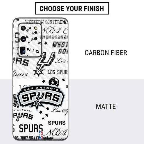 NBA San Antonio Spurs Historic Blast Galaxy S20 Ultra 5G Skin