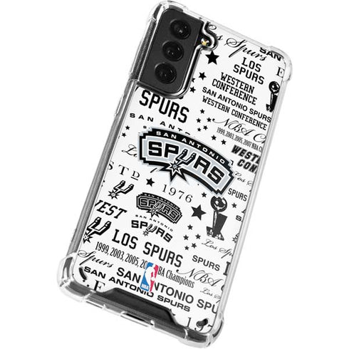 NBA San Antonio Spurs Historic Blast Galaxy S21 Plus 5G Clear Case