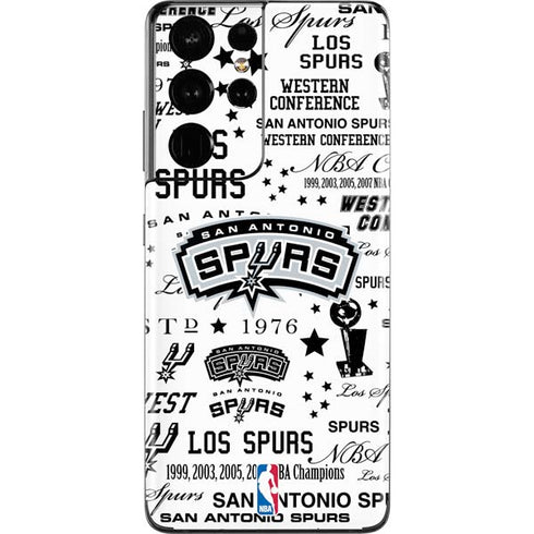 NBA San Antonio Spurs Historic Blast Galaxy S21 Ultra 5G Skin
