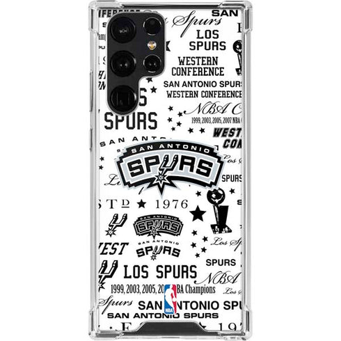 NBA San Antonio Spurs Historic Blast Galaxy S22 Ultra Clear Case