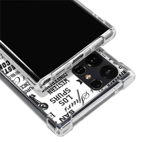 NBA San Antonio Spurs Historic Blast Galaxy S22 Ultra Clear Case