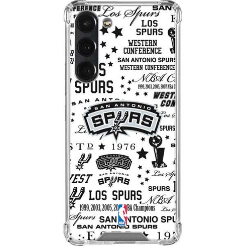 NBA San Antonio Spurs Historic Blast Galaxy S23 Plus Clear Case