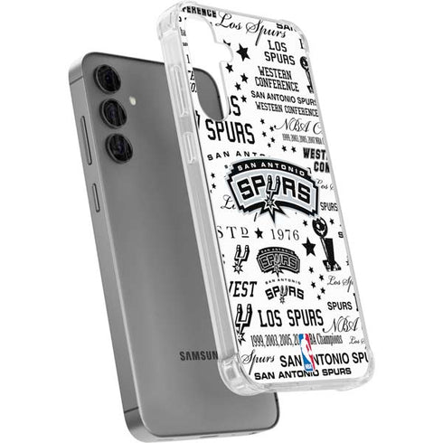NBA San Antonio Spurs Historic Blast Galaxy S24 Plus Clear Case