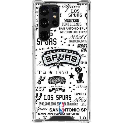 NBA San Antonio Spurs Historic Blast Galaxy S24 Ultra Clear Case