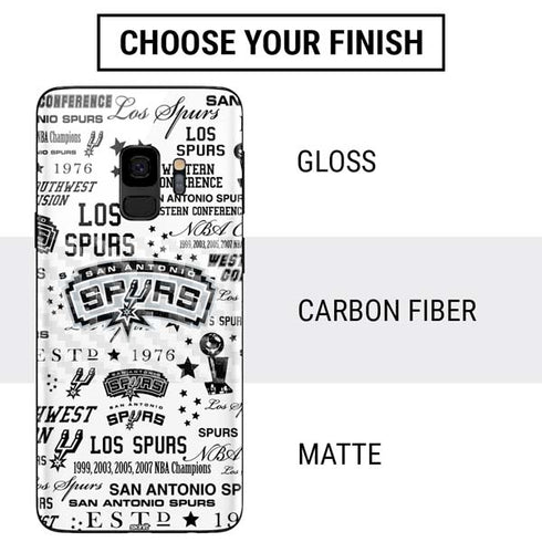 NBA San Antonio Spurs Historic Blast Galaxy S9 Skin