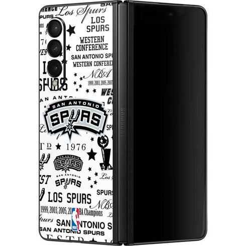 NBA San Antonio Spurs Historic Blast Galaxy Z Fold3 5G Skin