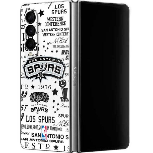NBA San Antonio Spurs Historic Blast Galaxy Z Fold4 5G Skin