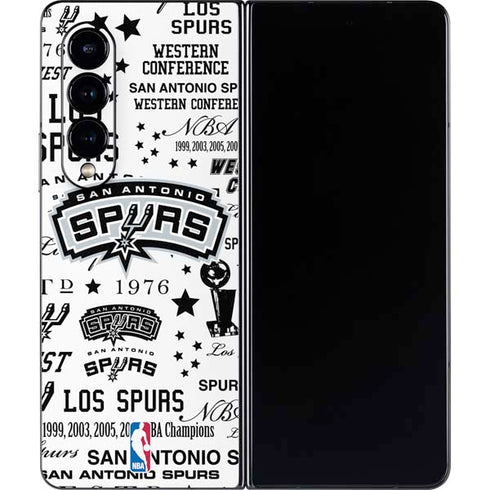 NBA San Antonio Spurs Historic Blast Galaxy Z Fold4 5G Skin