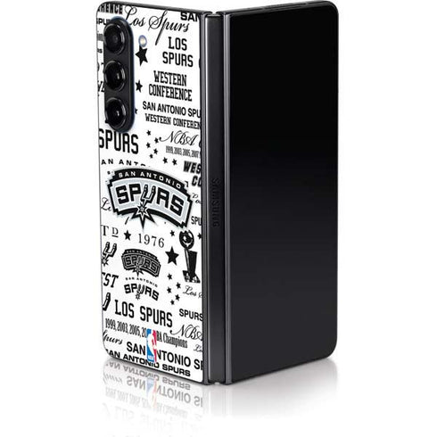 NBA San Antonio Spurs Historic Blast Galaxy Z Fold5 5G Skin