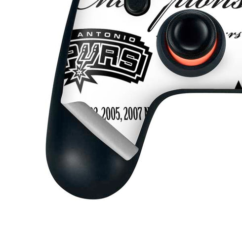 NBA San Antonio Spurs Historic Blast Google Stadia Controller Skin