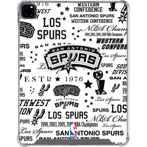 NBA San Antonio Spurs Historic Blast iPad Pro 12.9in (2020) Clear Case