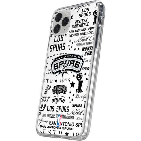 NBA San Antonio Spurs Historic Blast iPhone 11 Pro Clear Case