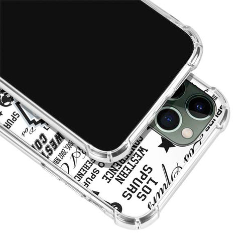 NBA San Antonio Spurs Historic Blast iPhone 11 Pro Max Clear Case