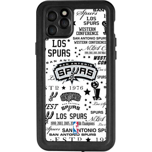 NBA San Antonio Spurs Historic Blast iPhone 11 Pro Max Waterproof Case