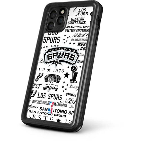 NBA San Antonio Spurs Historic Blast iPhone 11 Pro Max Waterproof Case