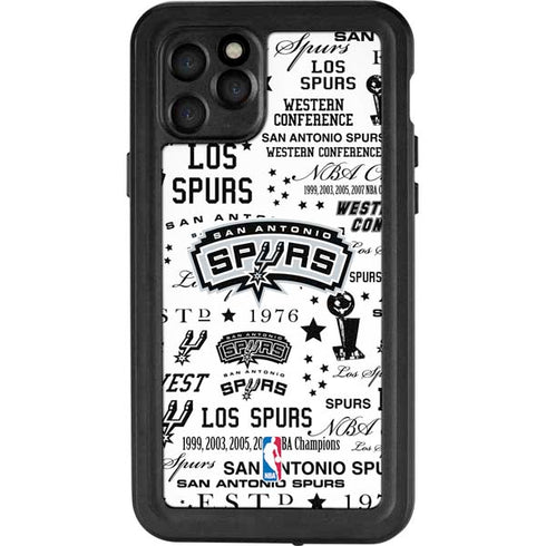 NBA San Antonio Spurs Historic Blast iPhone 11 Pro Waterproof Case